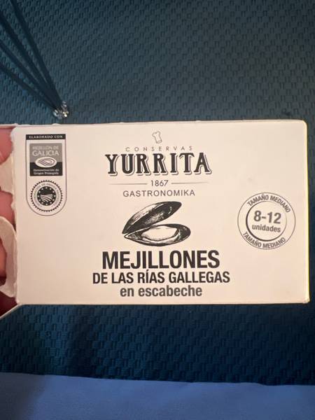 Yurrita — Mejillones de las Rías Gallegas en Escabeche