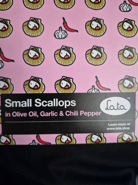Lata — Small Scallops in Olive Oil, Garlic & Chili Pepper