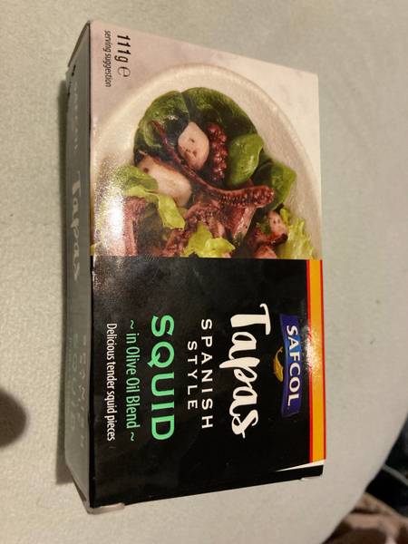Safcol — Tapas Spanish Style Squid in Olive Oil Blend