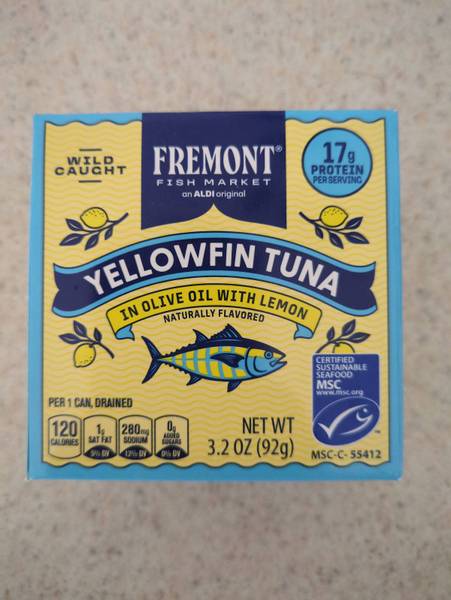 Fremont Fish Market — Yellowfin Tuna in Olive Oil with Lemon