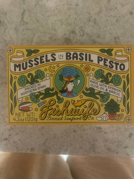 Fishwife — Mussels in Basil Pesto