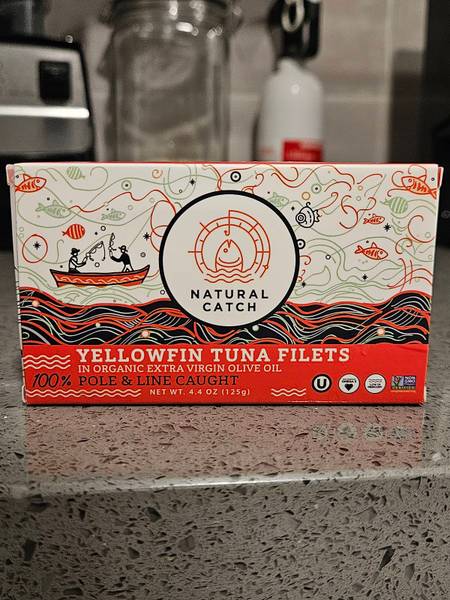 Natural Catch — Yellowfin Tuna Filets in Organic Extra Virgin Olive Oil
