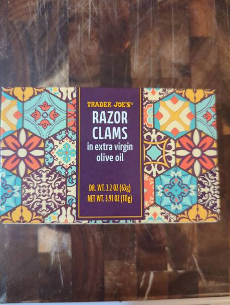 Trader Joe's — Razor Clams in Extra Virgin Olive Oil