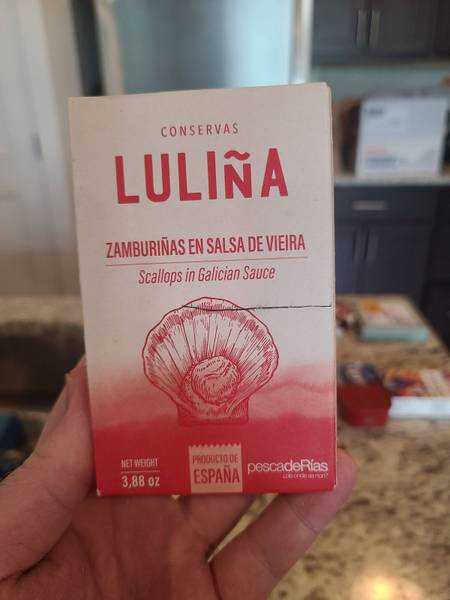 Luliña — Scallops in Galician Sauce