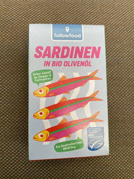 followfood — Sardines in Organic Olive Oil