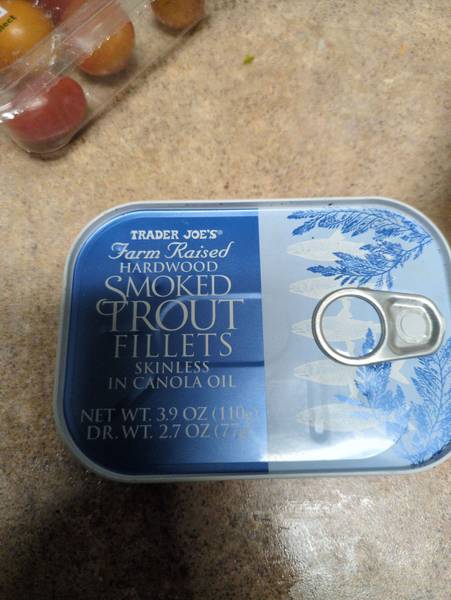 Trader Joe's — Farm Raised Hardwood Smoked Trout Fillets