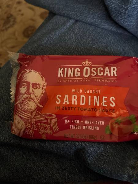 KING OSCAR — Wild Caught Sardines in Zesty Tomato Sauce