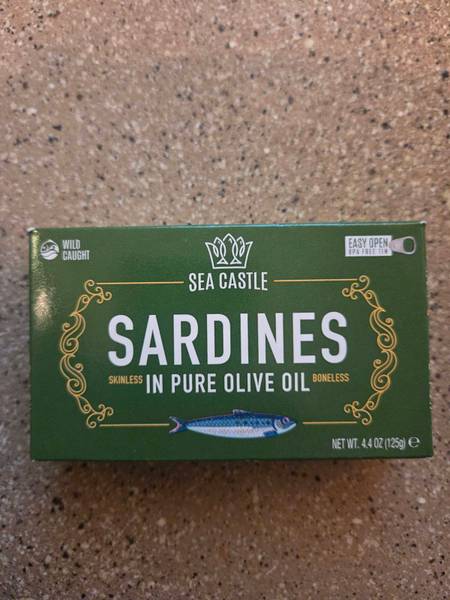 Sea Castle — Sardines in Pure Olive Oil Skinless & Boneless