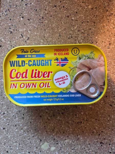 Foie Gras of the sea — Wild-Caught Cod Liver in Own Oil
