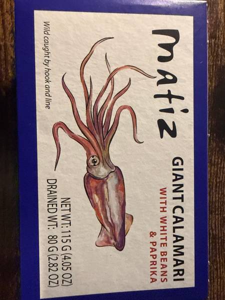 Matiz — Giant Calamari with White Beans & Paprika