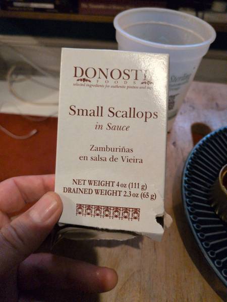 Donostia Foods — Small Scallops in Sauce