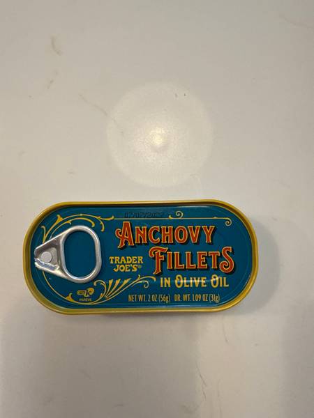 Trader Joe's — Anchovy Fillets in Olive Oil
