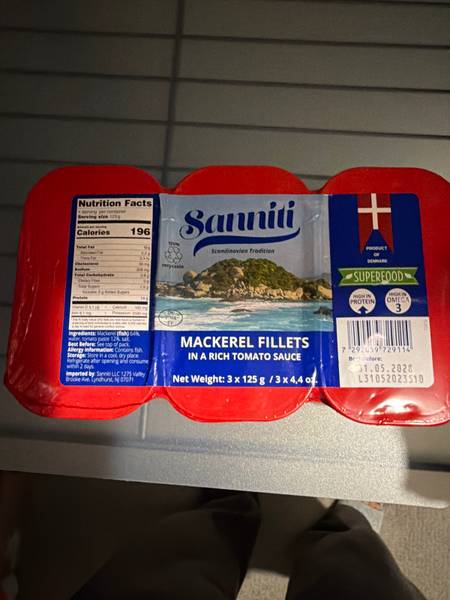 Sanniti — Mackerel Fillets in a Rich Tomato Sauce