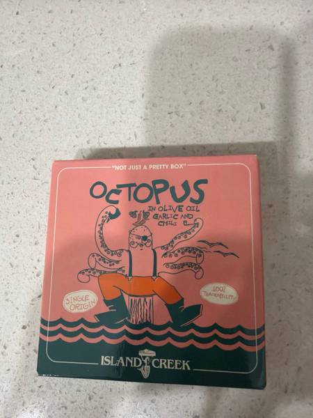Island Creek — Octopus in OO Garlic and Chili