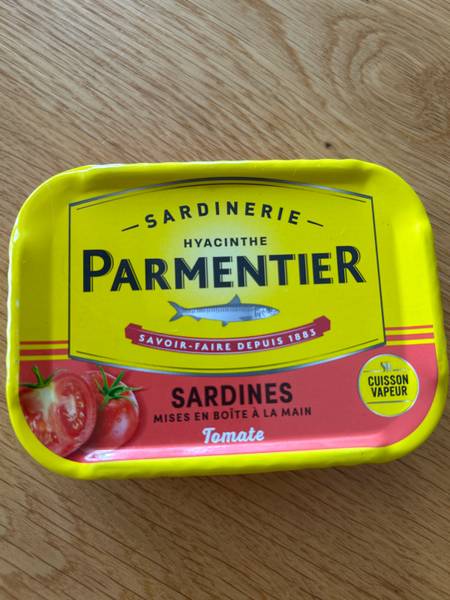 Parmentier — Sardines à la tomate
