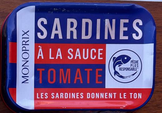 Monoprix — Sardines à la sauce tomate