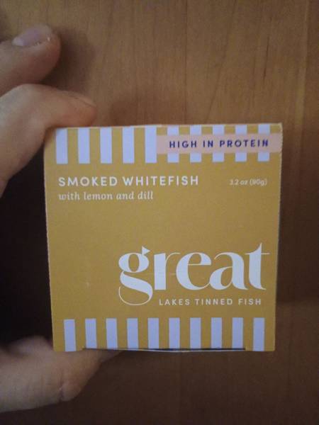 Great Lakes Tinned Fish — Smoked Whitefish With Lemon And Dill
