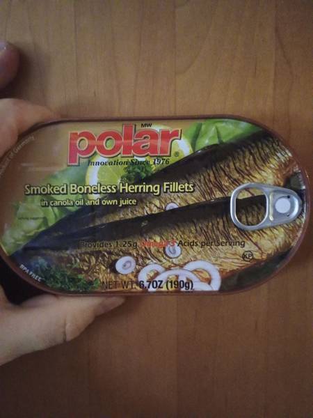 MW POLAR — SMOKED BONELESS HERRING FILLETS IN CANOLA OIL AND OWN JUICE