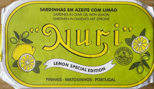 Nuri - Pinhais & Ca.Lda. — Sardines In Olive Oil With Lemon