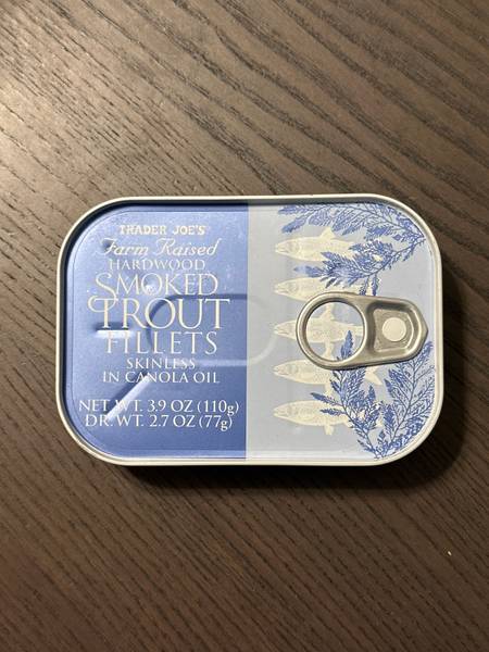 Trader Joe's — Farm Raised Hardwood Smoked Trout Fillets