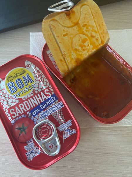 Boom petisco — Sardinhas em tomate