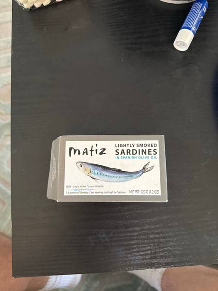 Matiz — LIGHTLY SMOKED SARDINES IN SPANISH OLIVE OIL, SPANISH OLIVE OIL