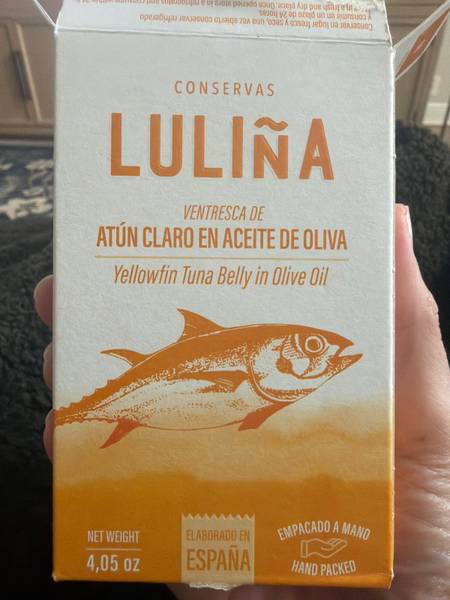 Conservas Luliña — yellowfin tuna belly in olive oil
