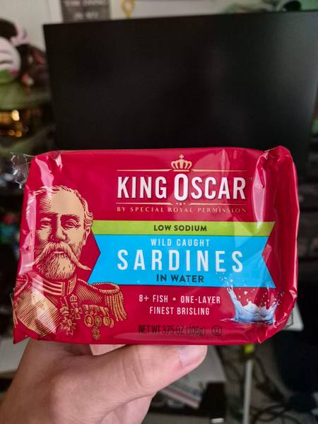 KING OSCAR — KING OSCAR, SARDINES IN PURE SPRING WATER