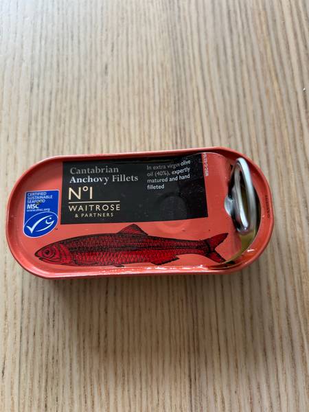 Waitrose & Partners — Cantabrian Anchovy Fillets