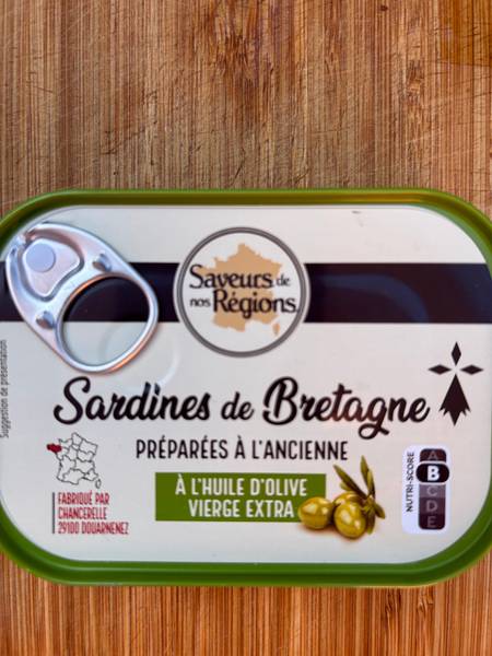 Saveurs de nos Régions — Sardines de Bretagne à l'huile d'olive