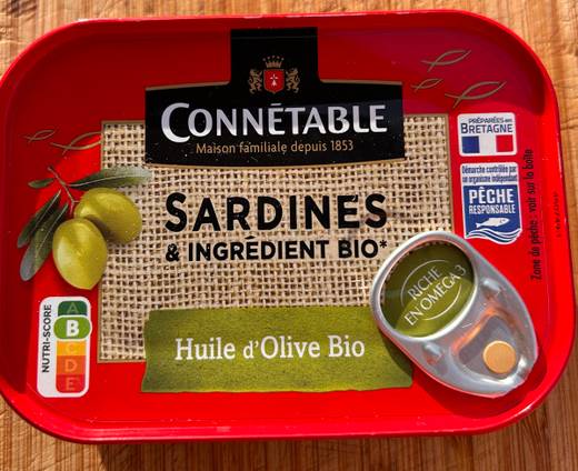 Connétable — Sardines à l'huile d'olive bio