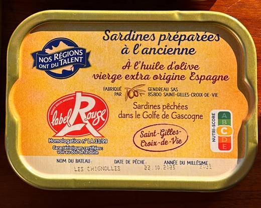 Nos régions ont du talent — Sardines
