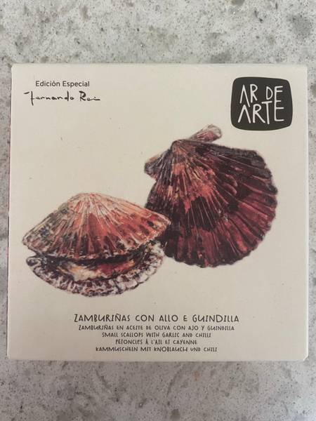 Ar De Arte — Galician Small Scallops With Garlic And Chili