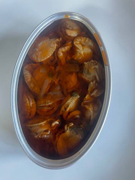 Conservas de Cambados — Small Scallops in Galician Sauce