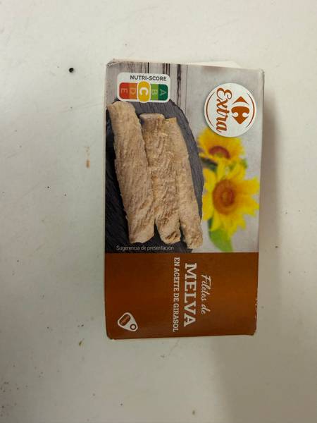 Carrefour — Filters de Melva en aceite de girasol
