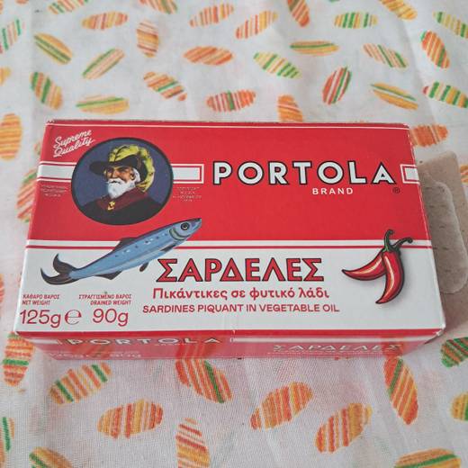 Portola — Spiced sardines in vegetable oil