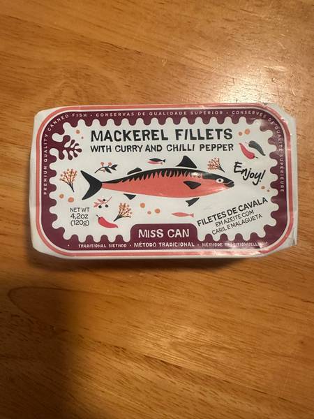 Miss Can — Mackerel Filets With Curry And Chilli Pepper