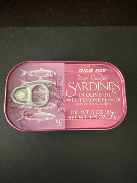 Trader Joe's — Wild Caught Sardines in Olive Oil with Smoke Flavor